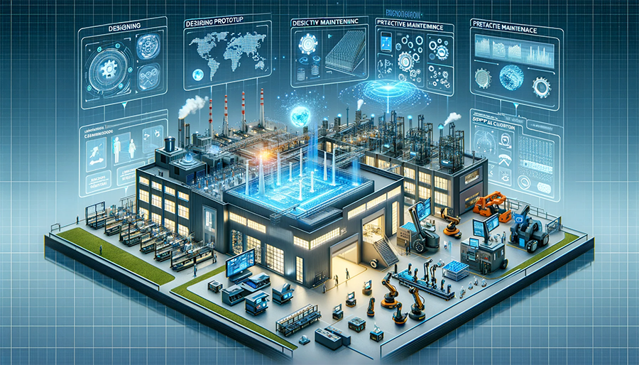 Transforming Manufacturing With Generative Ai Revolutionizing - Classic City Art - Retina